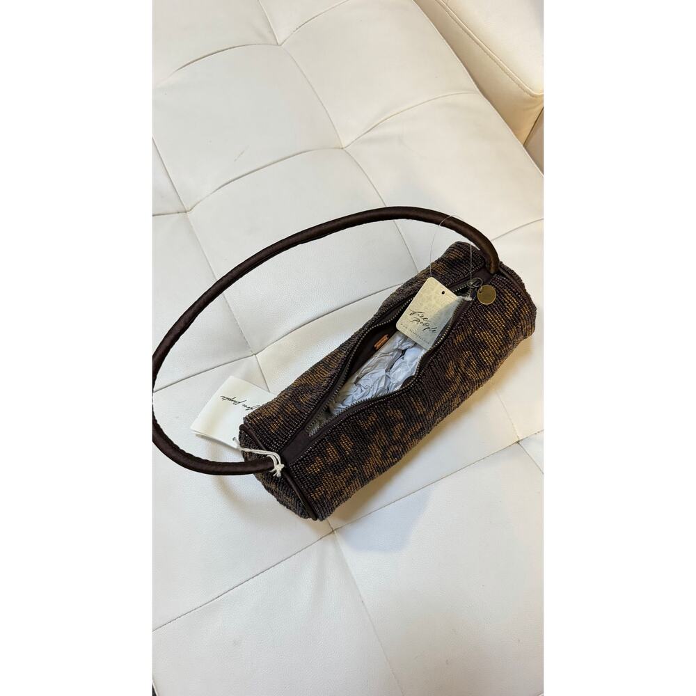Free People Beaded Barrel Shoulder Bag – Black/Bronze – NWT $98 - Picture 10 of 10